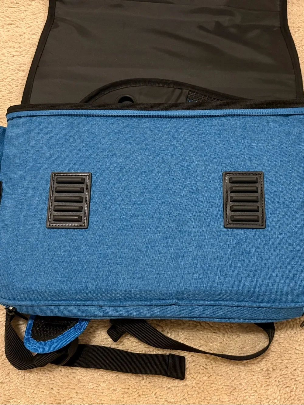 Blue Cat Bubble Backpack Carrier with Front Pockets